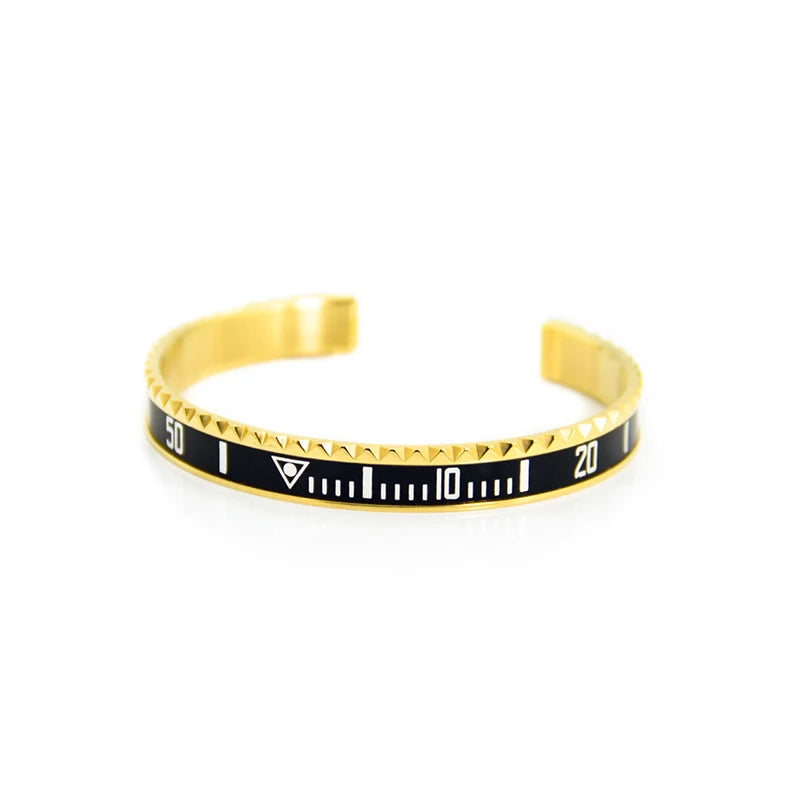 Men's Bracelets Cuff Bangle in Gold Color (9 colors)