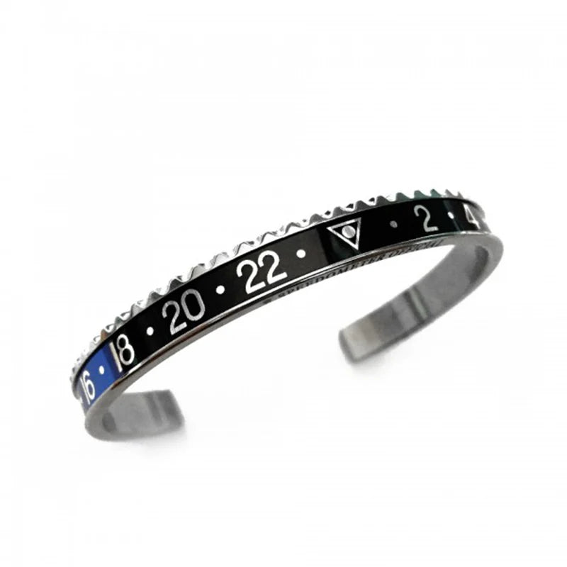 Men's Bracelets Stainless Steel Cuff Bangle (12 colours)