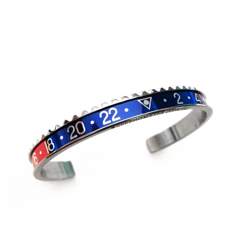 Men's Bracelets Stainless Steel Cuff Bangle (12 colours)