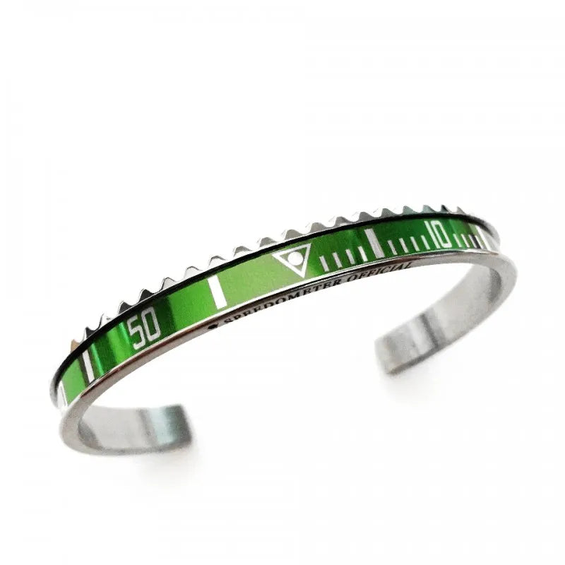 Men's Bracelets Stainless Steel Cuff Bangle (12 colours)