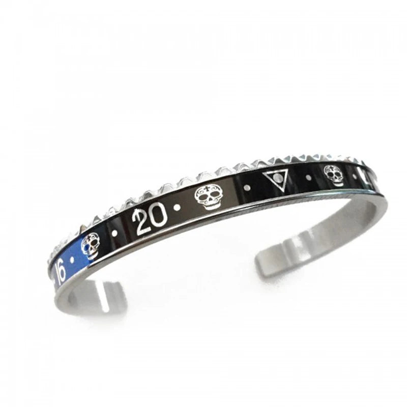 Men's Bracelets Stainless Steel Cuff Bangle (9 colors)