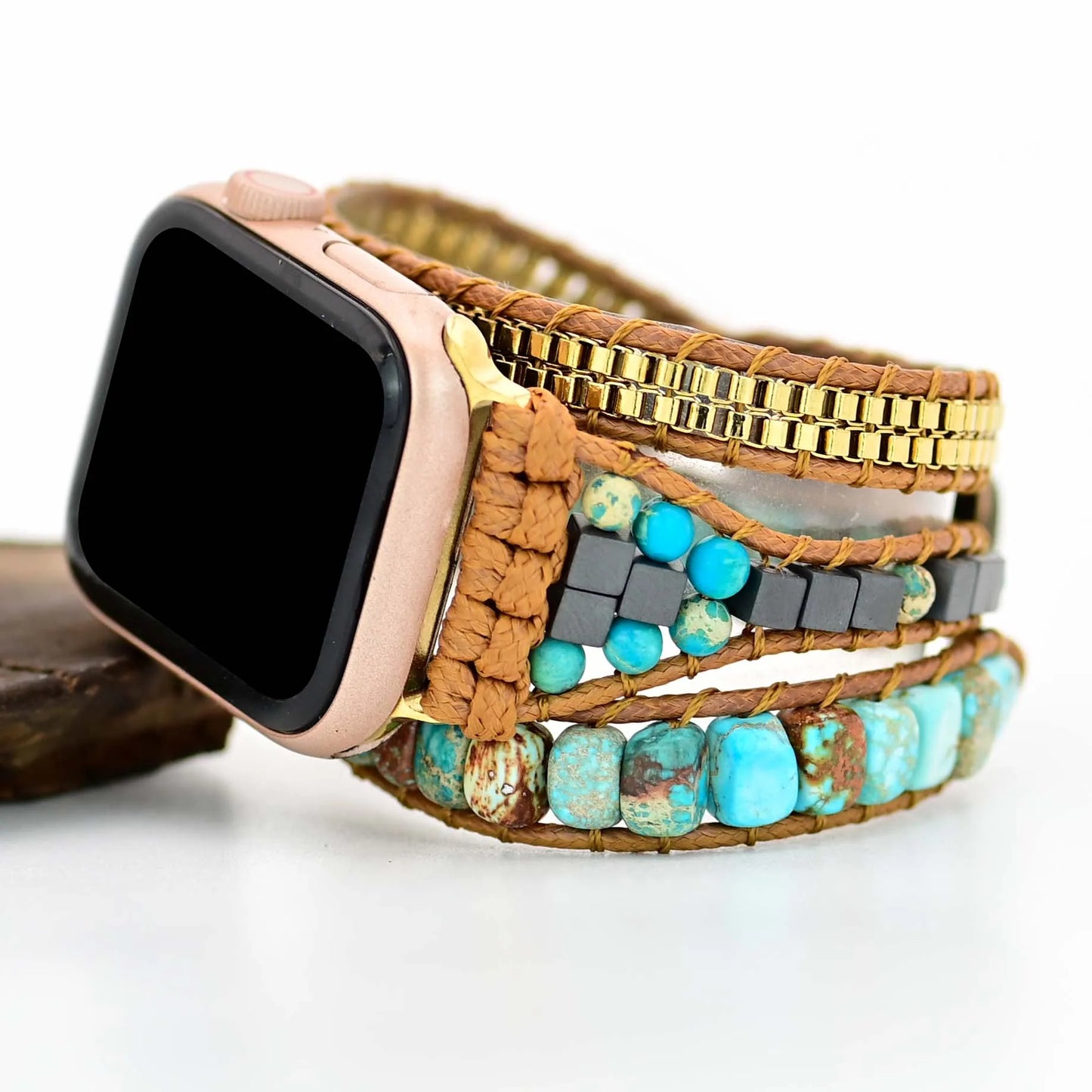 Boho Turquoise Apple Watch Band -