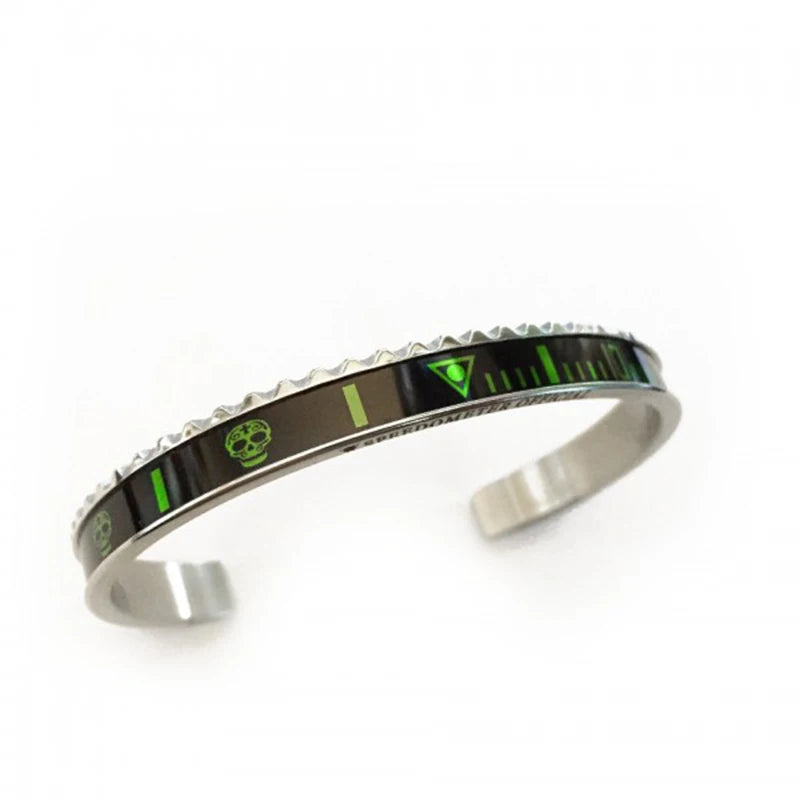 Men's Bracelets Stainless Steel Cuff Bangle (9 colors)