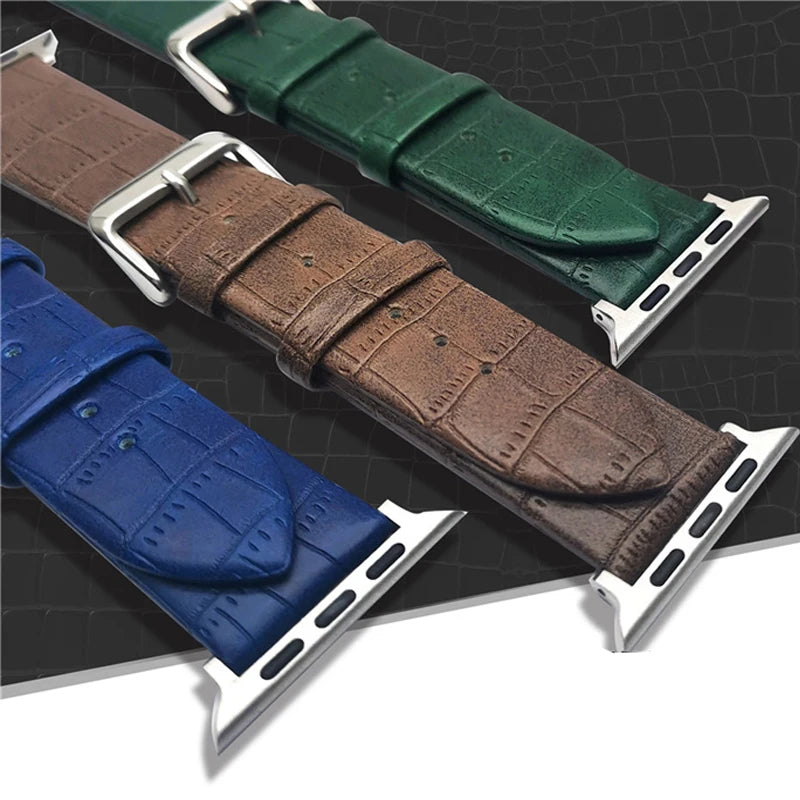 Leather Strap Apple Watch Band