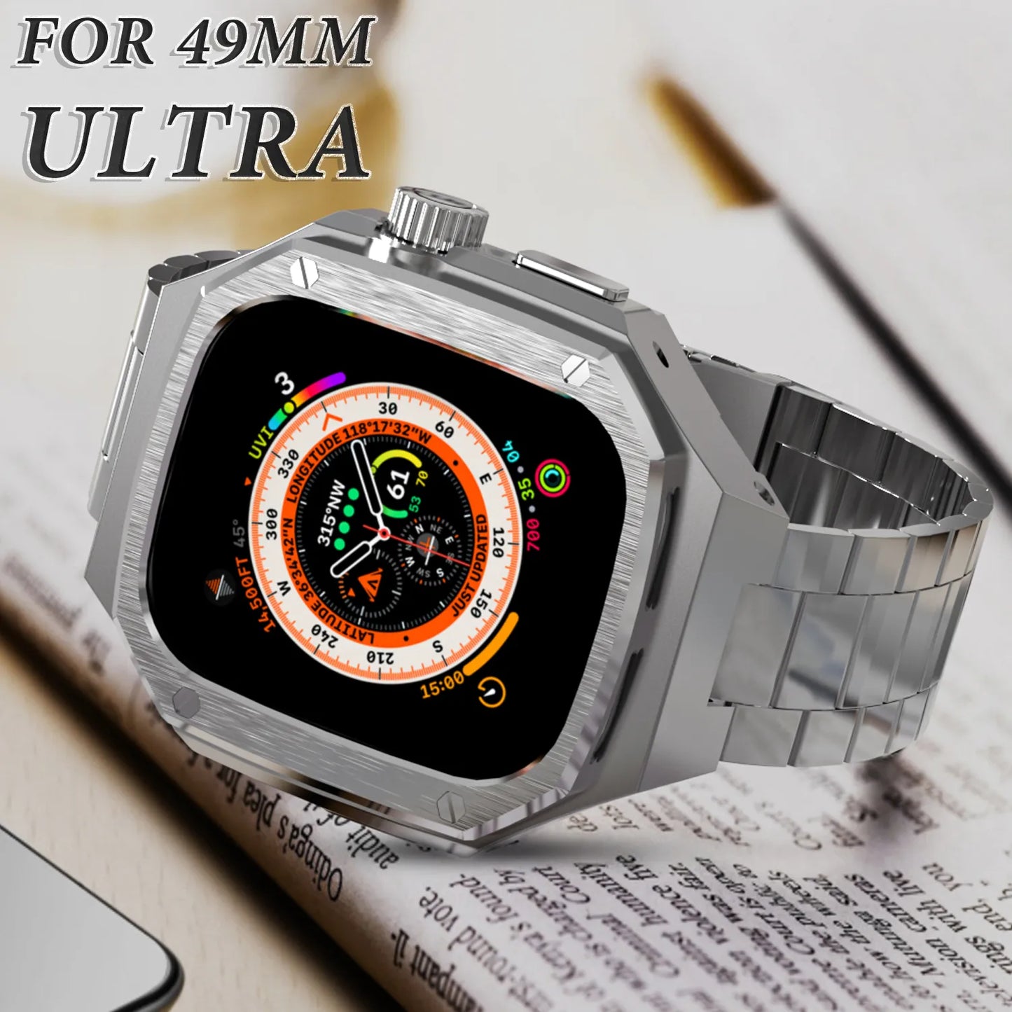 Aluminum Alloy Mod Kit for Apple Watch (Metal Bezel)