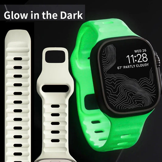 Glow in the Dark Apple Watch Strap- Luminous Apple Watch Band