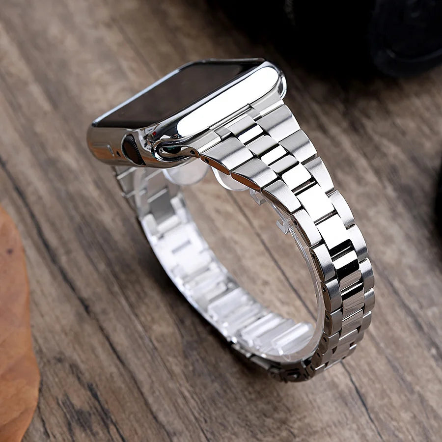 Slim Stainless Steel Apple Watch Band - Presidential Strap