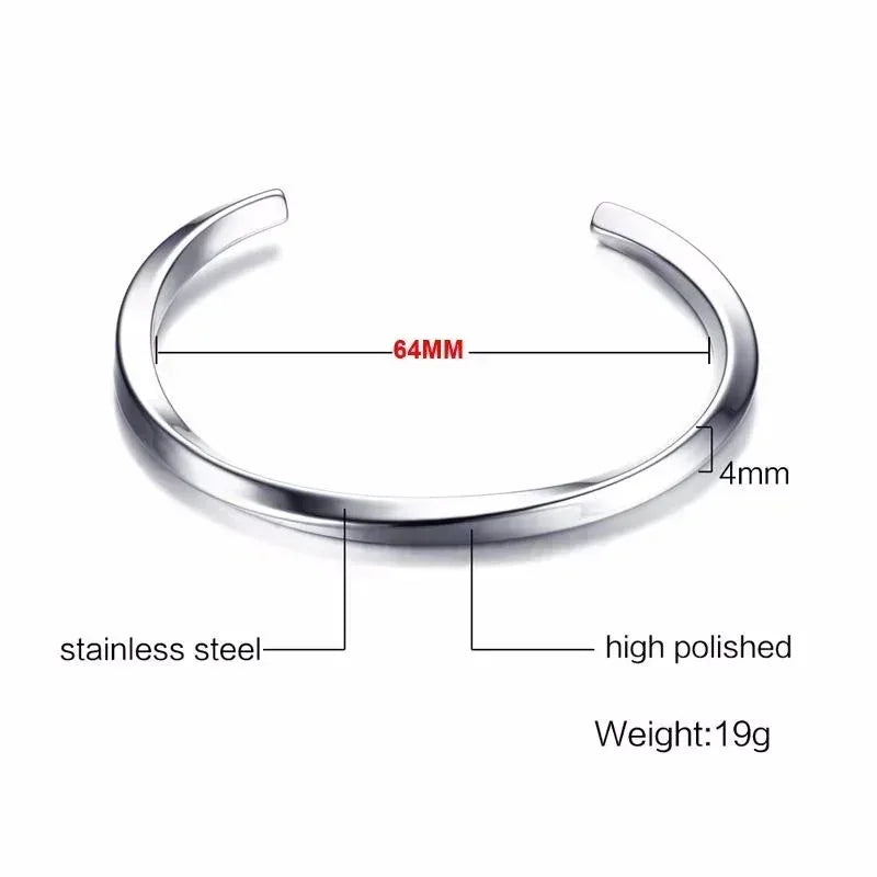 Twister Stainless Steel Men's Bracelets