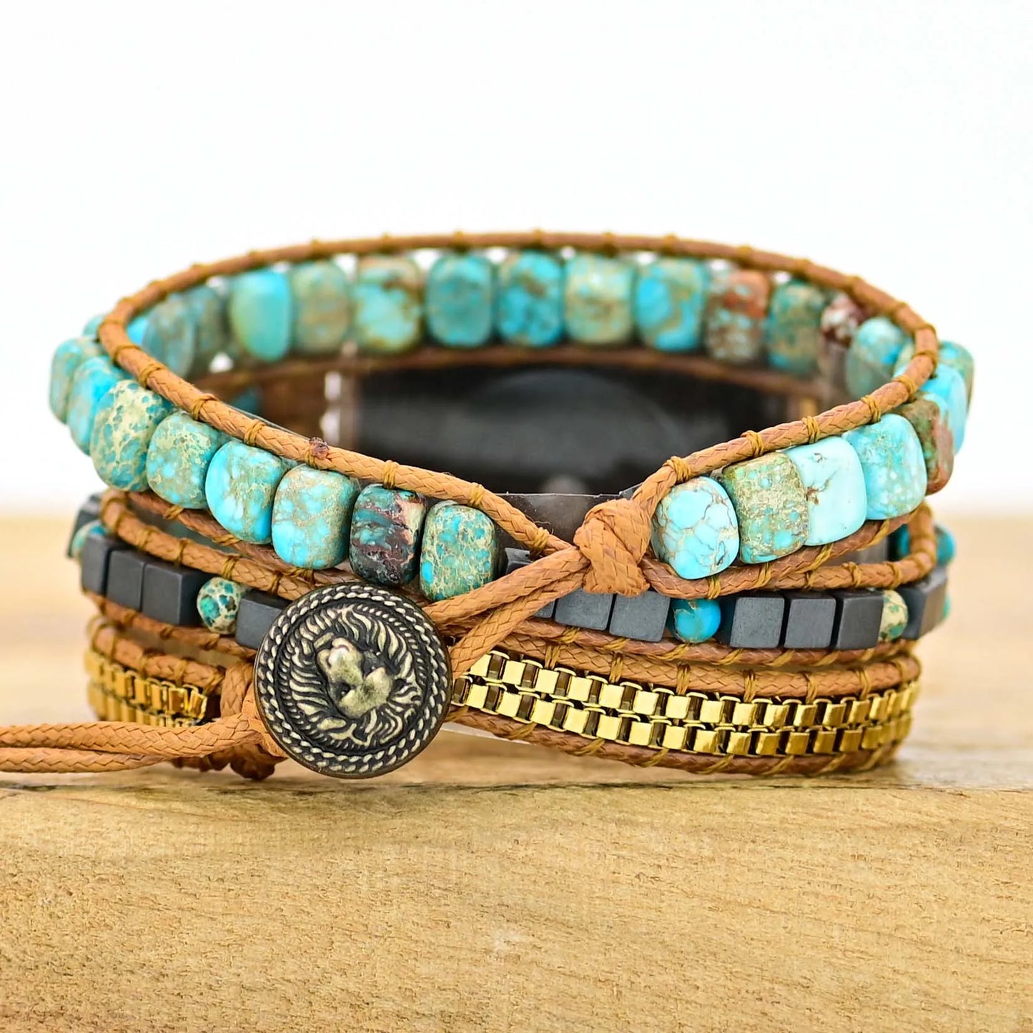 Boho Turquoise Apple Watch Band -