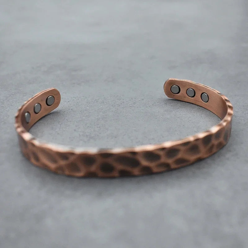 Copper Cuff (with Magnet) Bangle Men's Bracelets