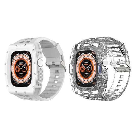 Glacier Transparent Mod Kit for Apple Watch (Hublot Style)